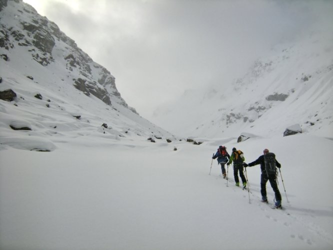 Ski au Grand Etret, Val Savarenche