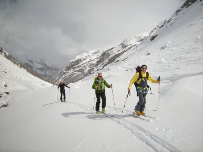 Ski au Grand Etret, Val Savarenche