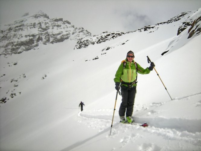 Ski au Grand Etret, Val Savarenche