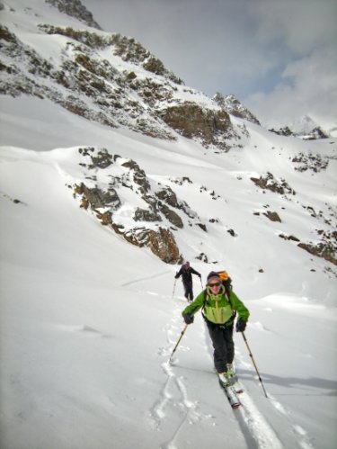 Ski au Grand Etret, Val Savarenche