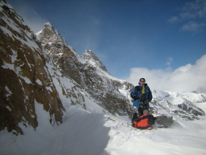 Ski au Grand Etret, Val Savarenche