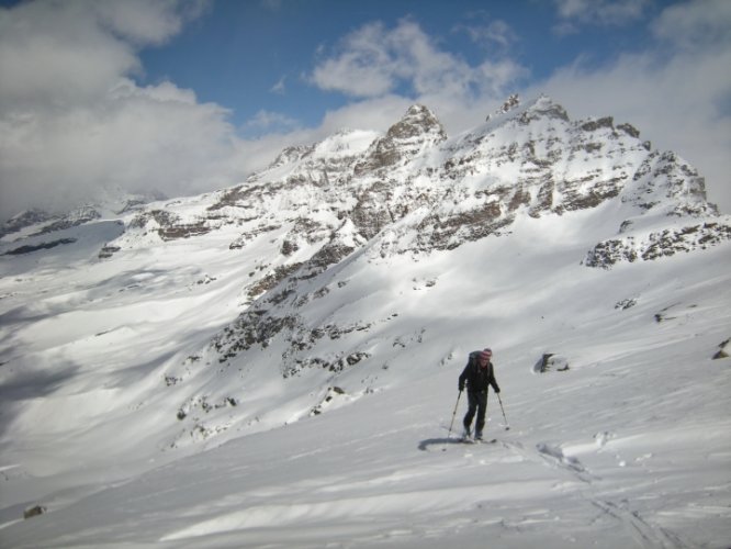 Ski au Grand Etret, Val Savarenche