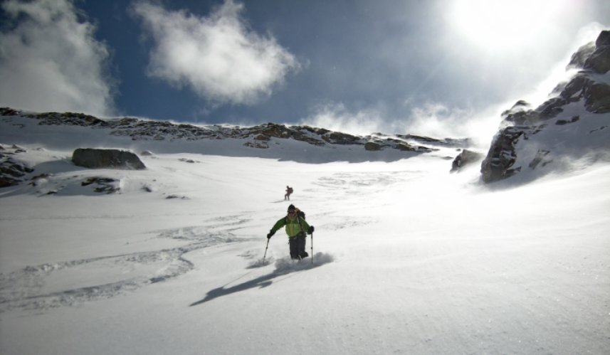 Ski au Grand Etret, Val Savarenche