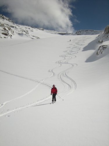 Ski au Grand Etret, Val Savarenche