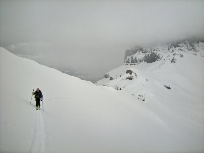 La Tête de Moëde Anterne à skis