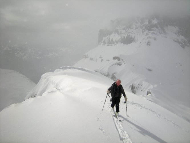 La Tête de Moëde Anterne à skis