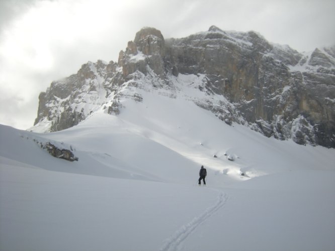 La Tête de Moëde Anterne à skis