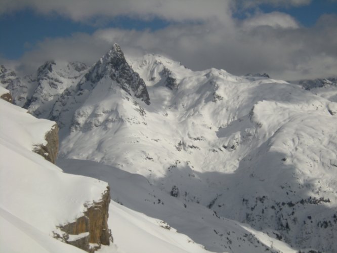 La Tête de Moëde Anterne à skis