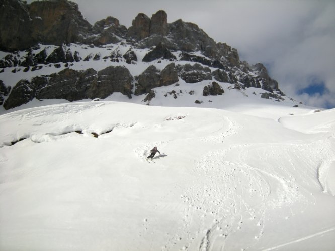 La Tête de Moëde Anterne à skis