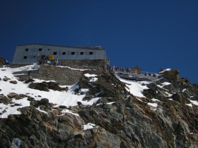 Le Mont-Blanc à skis