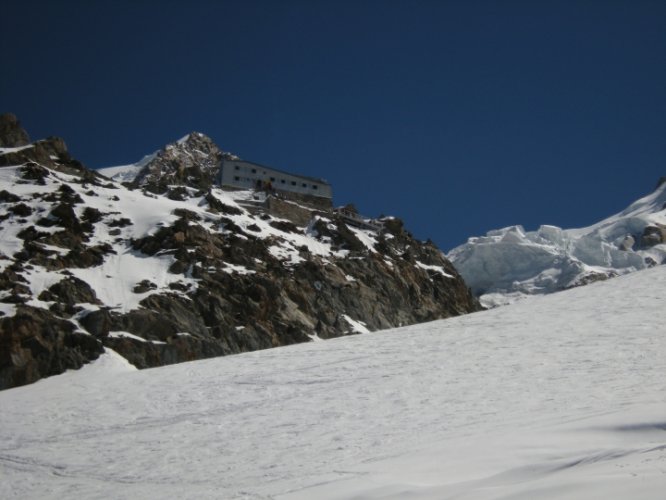 Le Mont-Blanc à skis