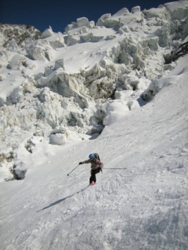 Le Mont-Blanc à skis