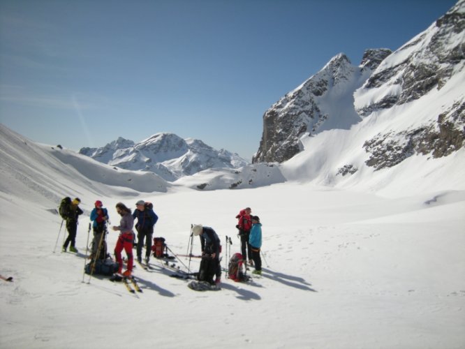 Raid à skis en Oisans Ecrins