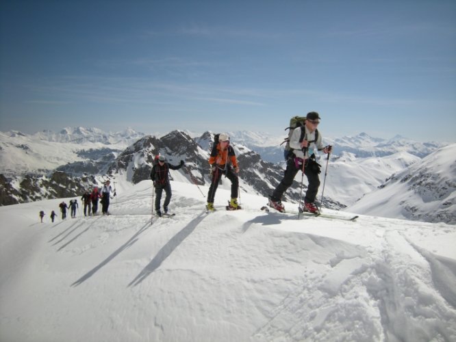 Raid à skis en Oisans Ecrins