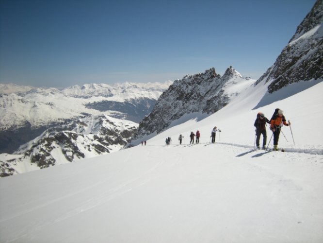 Raid à skis en Oisans Ecrins