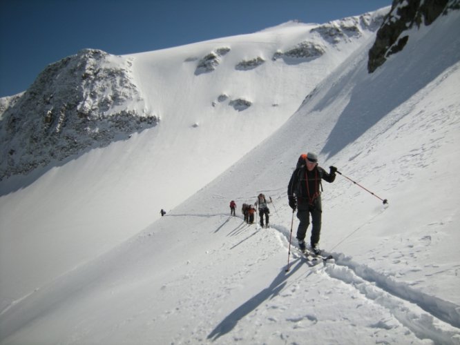 Raid à skis en Oisans Ecrins