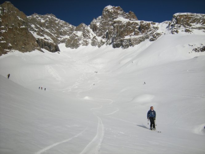 Raid à skis en Oisans Ecrins