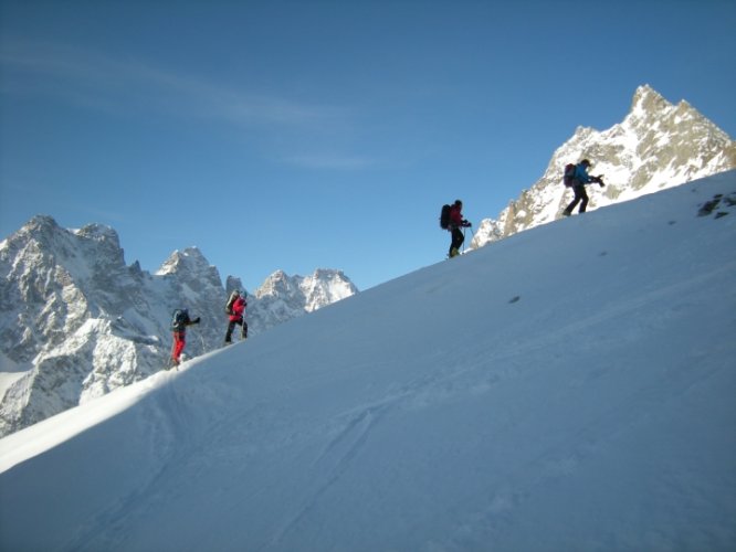 Raid à skis en Oisans Ecrins