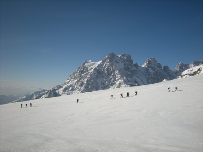 Raid à skis en Oisans Ecrins