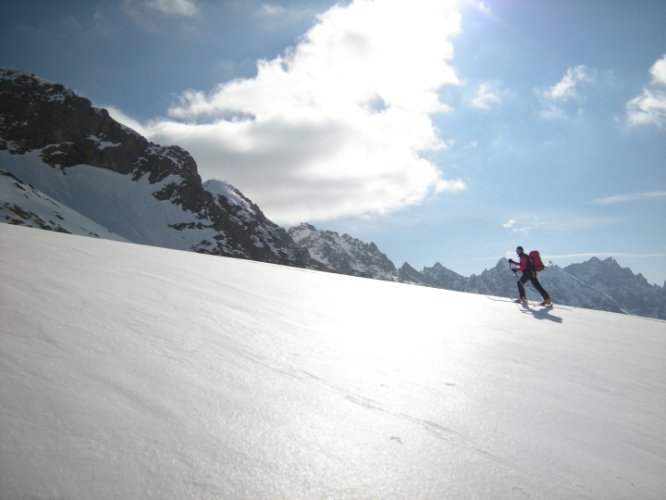 Raid à skis en Oisans Ecrins