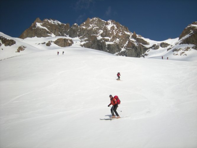 Raid à skis en Oisans Ecrins