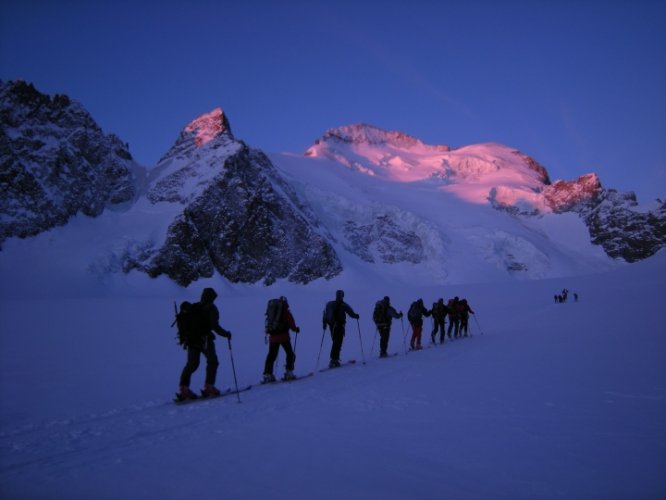 Raid à skis en Oisans Ecrins