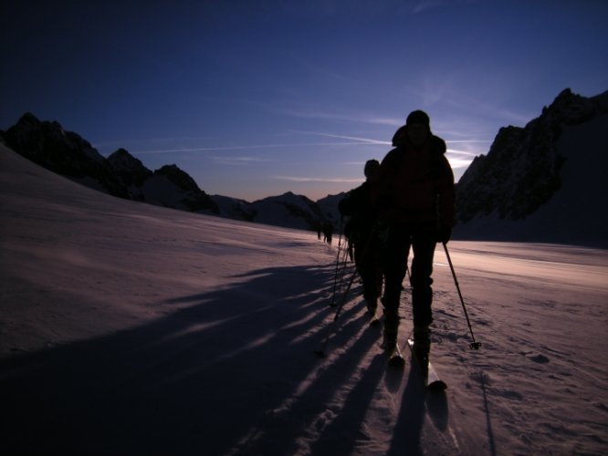 Raid à skis en Oisans Ecrins