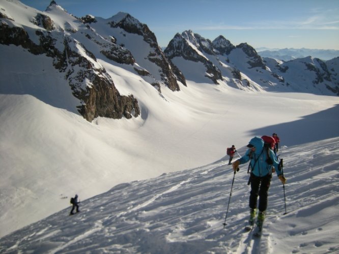 Raid à skis en Oisans Ecrins