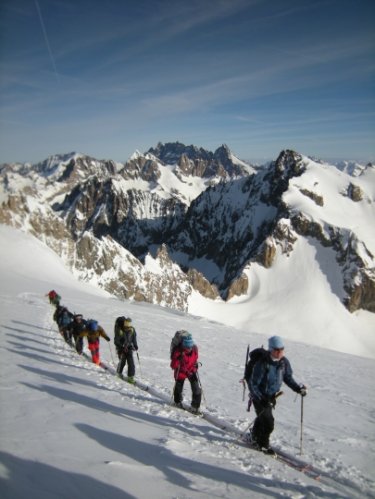 Raid à skis en Oisans Ecrins