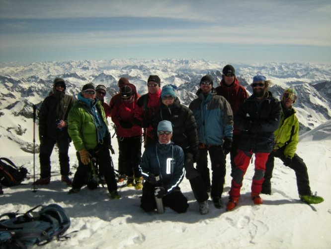 Raid à skis en Oisans Ecrins