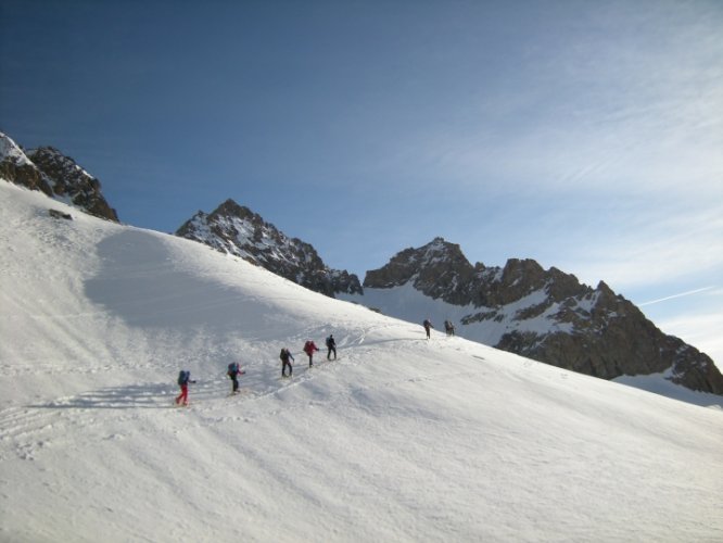 Raid à skis en Oisans Ecrins