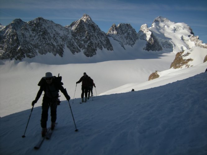 Raid à skis en Oisans Ecrins