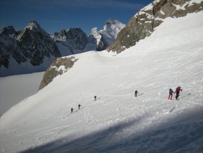 Raid à skis en Oisans Ecrins