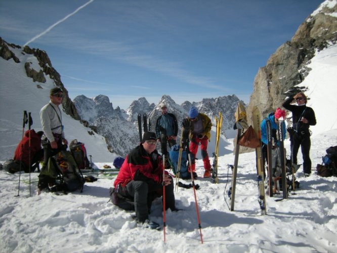 Raid à skis en Oisans Ecrins