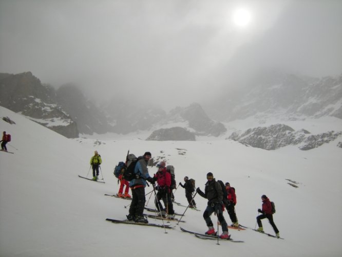 Raid à skis en Oisans Ecrins