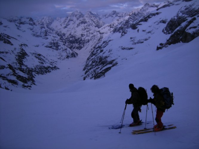 Raid à skis en Oisans Ecrins