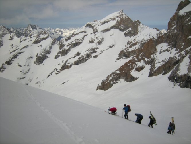 Raid à skis en Oisans Ecrins