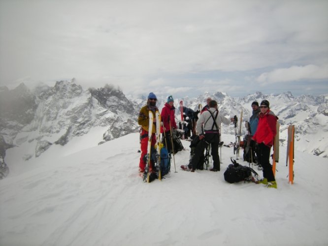 Raid à skis en Oisans Ecrins