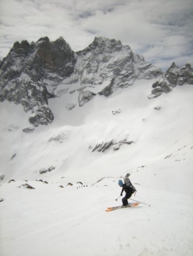 Raid à skis en Oisans Ecrins