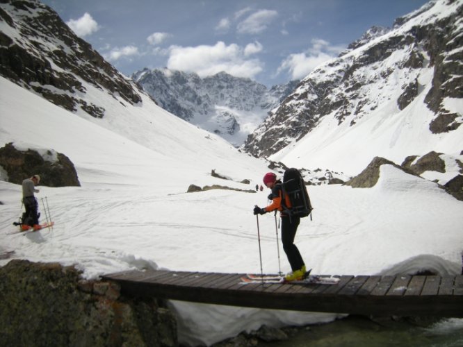 Raid à skis en Oisans Ecrins