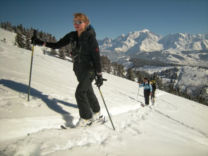 Initiation au ski de randonnée au Croisse Baulet