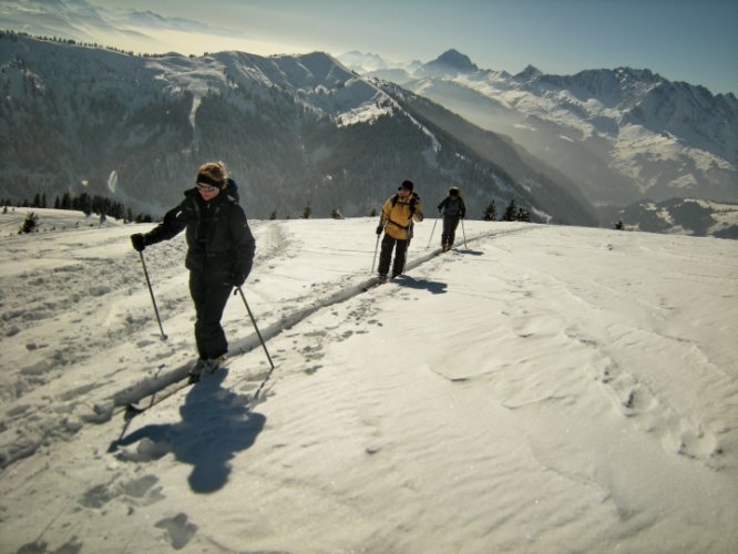 Initiation au ski de randonnée au Croisse Baulet