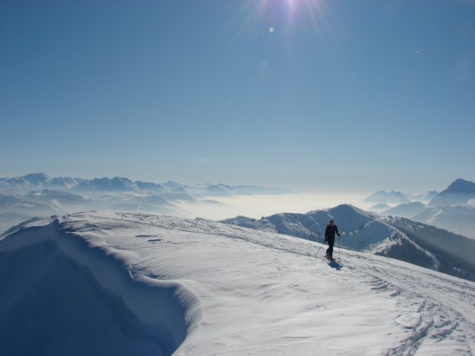 Initiation au ski de randonnée au Croisse Baulet