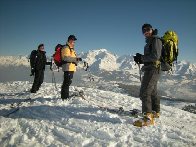 Initiation au ski de randonnée au Croisse Baulet