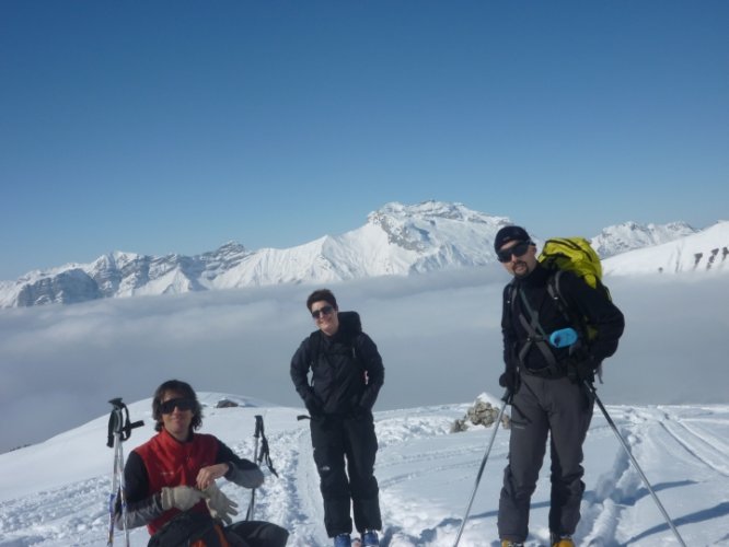 Initiation au ski de randonnée au Croisse Baulet