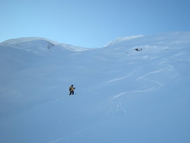 Initiation au ski de randonnée au Croisse Baulet