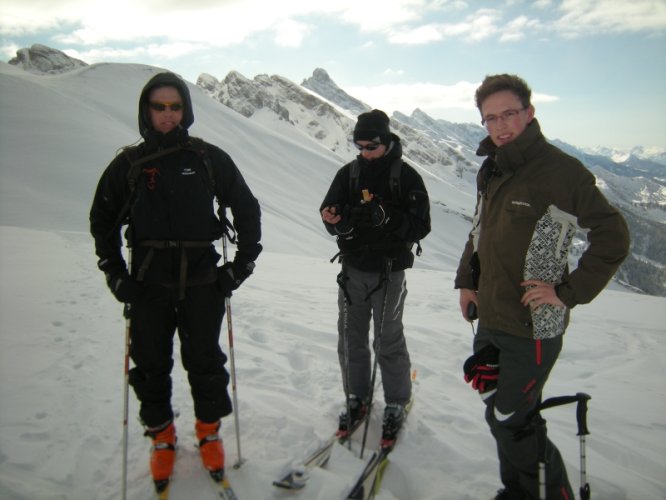 Ski de randonnée à la pointe du Château