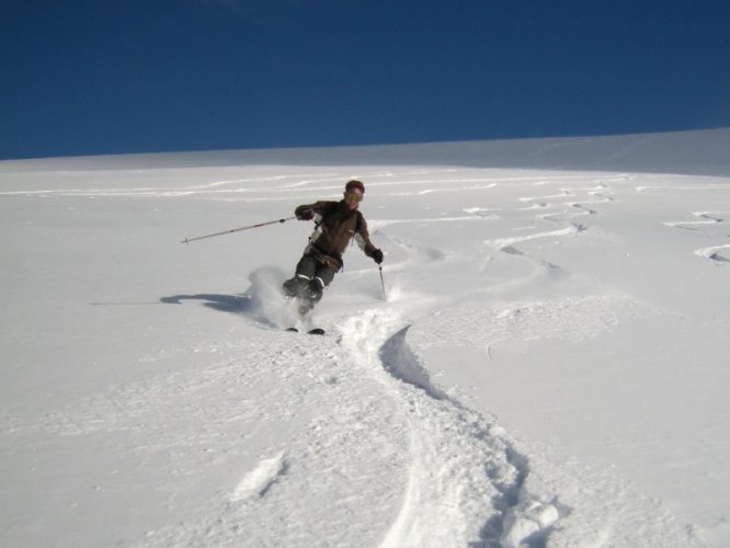 Ski de randonnée à la pointe du Château