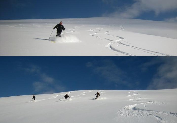 Ski de randonnée à la pointe du Château