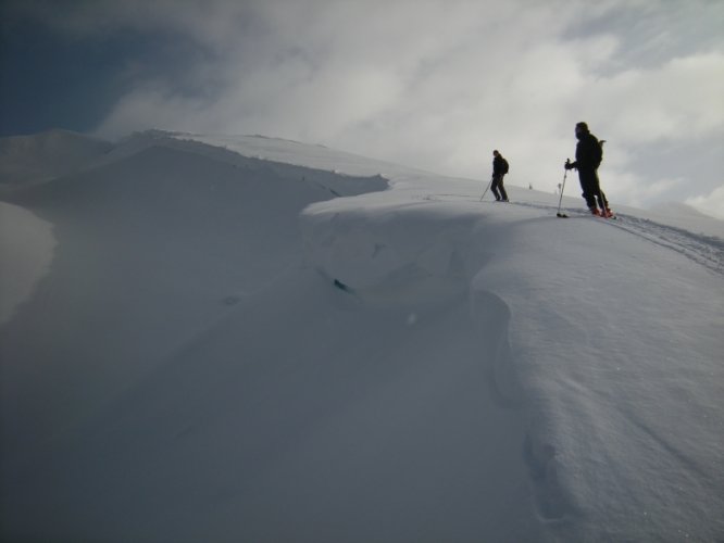 Ski de randonnée à la pointe du Château